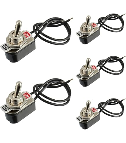 Amazon.com: SDTC Tech 2 Pack Toggle Switch 6A / 125V 3A